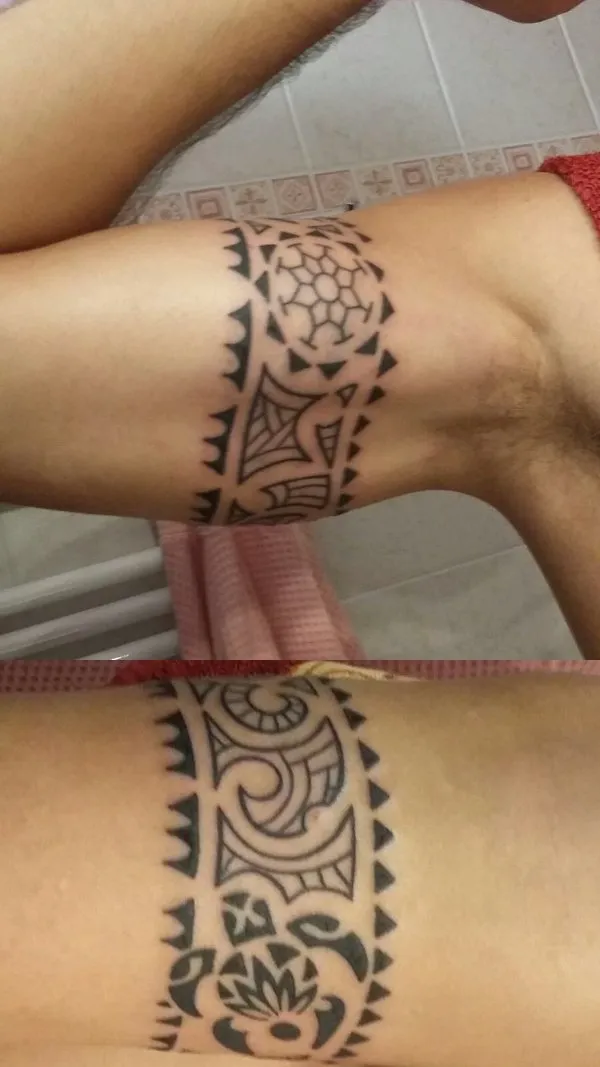 Real community tattoo placement: Cristian - CGGOL band