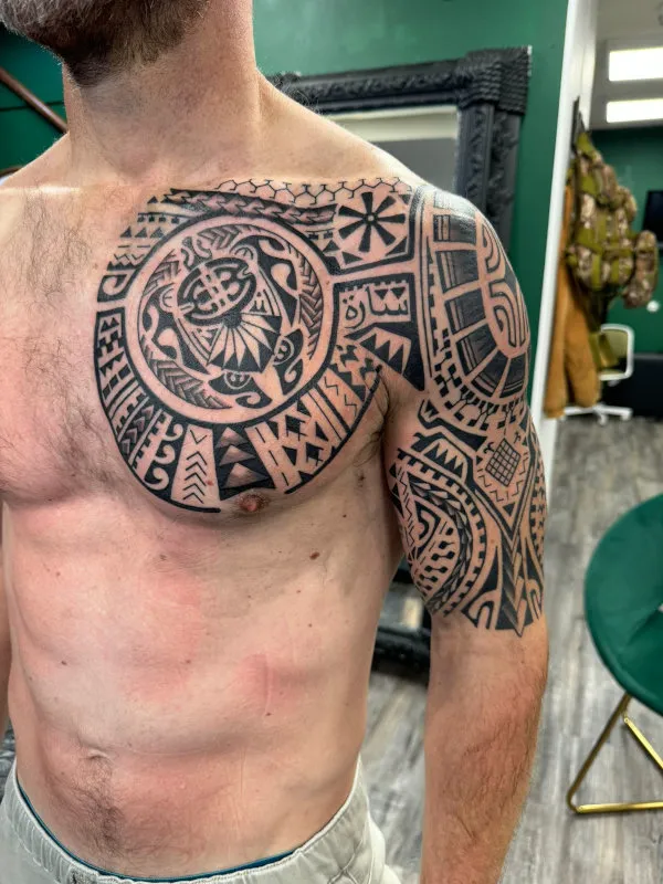 Real community tattoo placement: David - Nanati