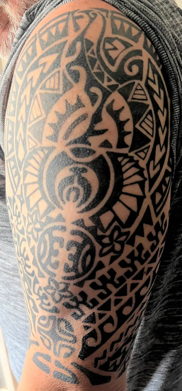 Real community tattoo placement: Dean - Moataratua