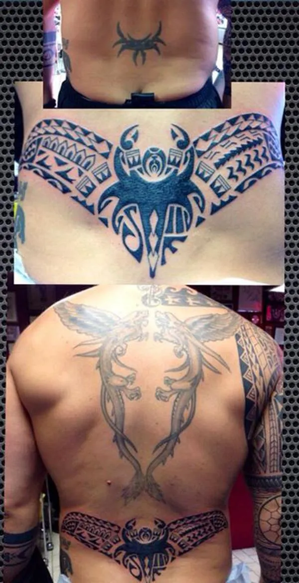Real community tattoo placement: Dejan - manta