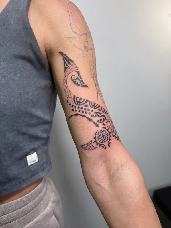 Real community tattoo placement: Emily - Uanana