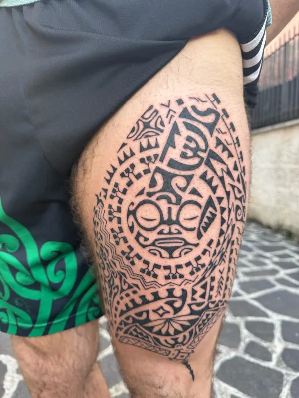 Real community tattoo placement: Enrico - Faaite