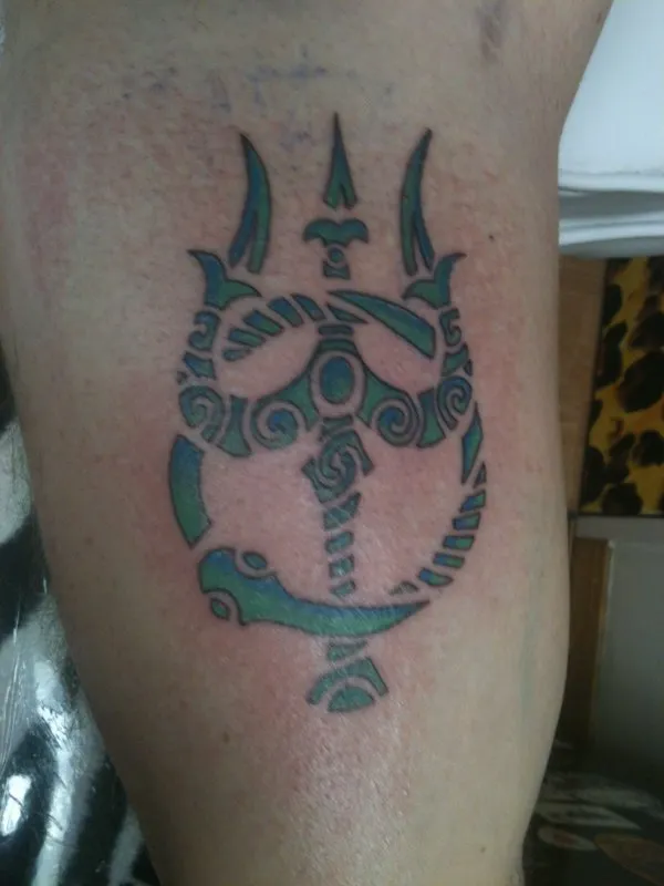 Real community tattoo placement: Eric - Trishula