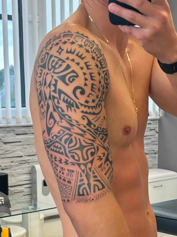 Real community tattoo placement: Erick - Hotua
