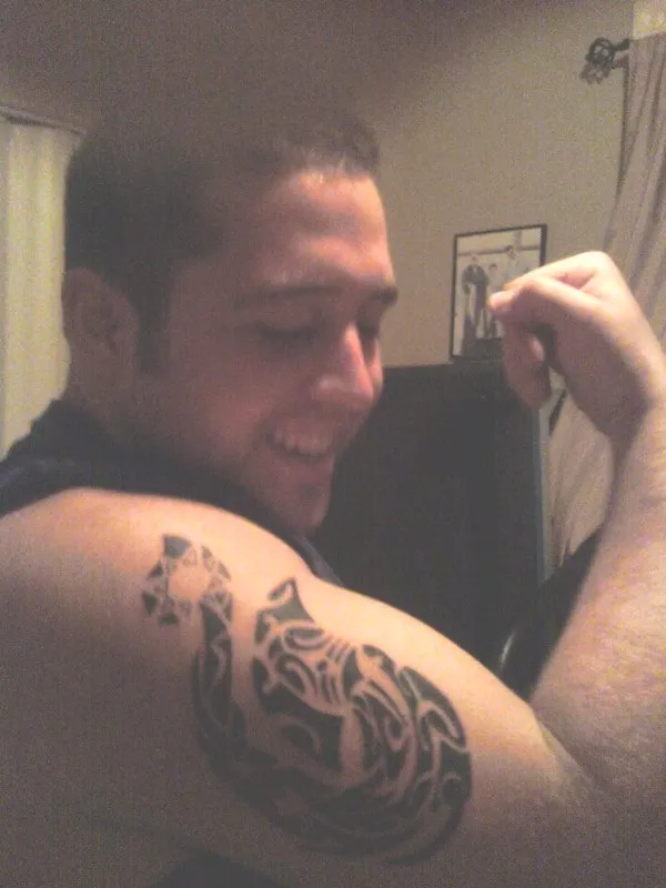 Real community tattoo placement: Erik - Hei Matau