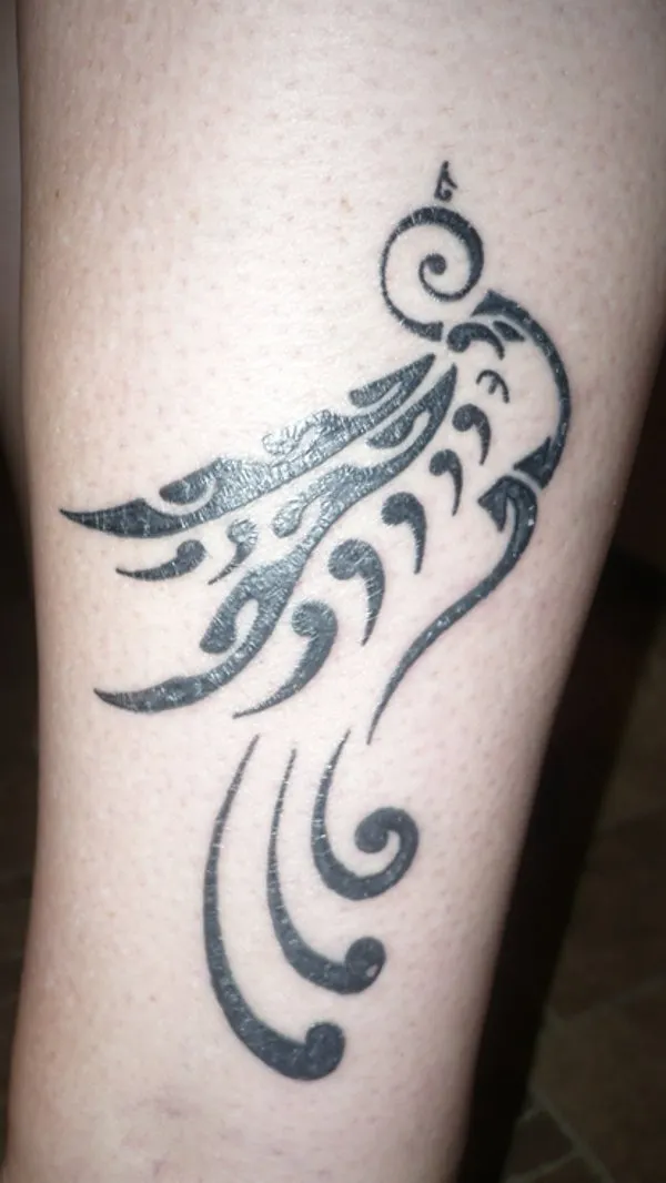 Real community tattoo placement: Erika - Swallow