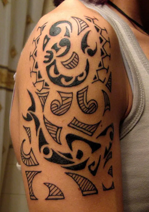 Real community tattoo placement: Evi - Polynesian