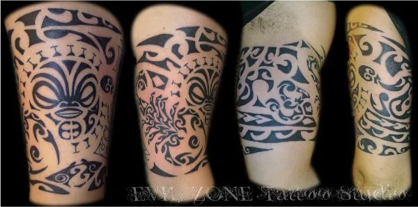 Real community tattoo placement: Evilzone - Kaitiaki