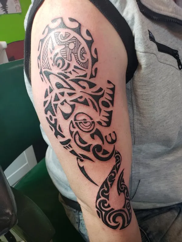 Real community tattoo placement: Felipe - Ora