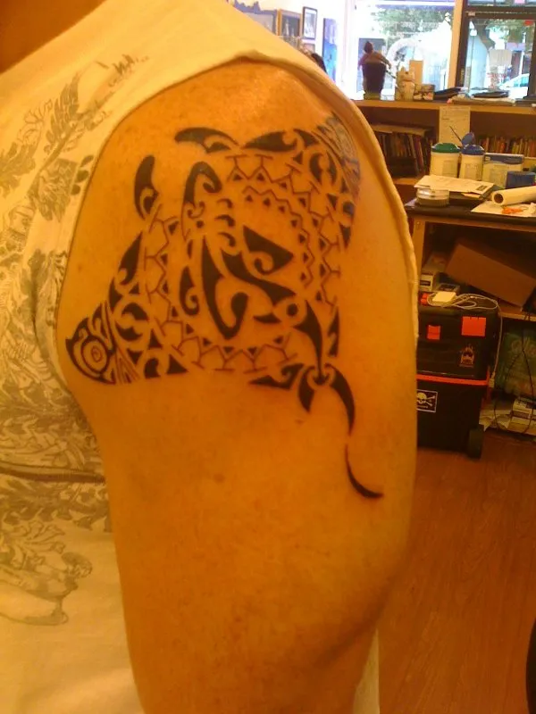 Real community tattoo placement: Francesco - Whakarurutanga
