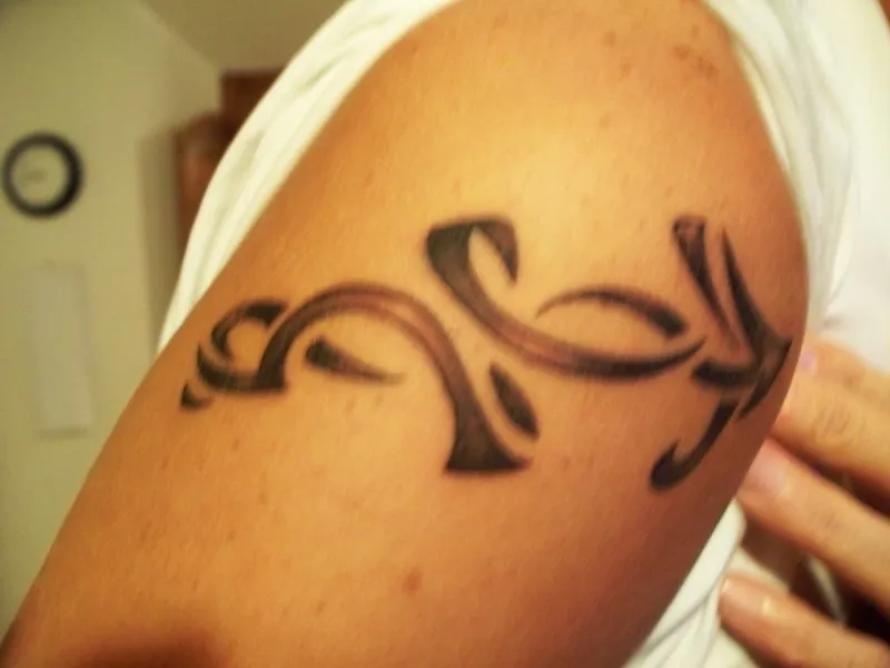 Real community tattoo placement: Francesco - Sagittarius
