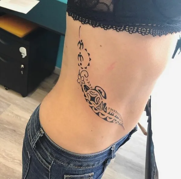 Real community tattoo placement: Giulia - Mafatu