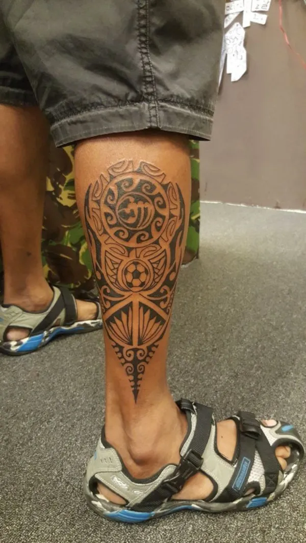 Real community tattoo placement: Guest - E+M sun piece