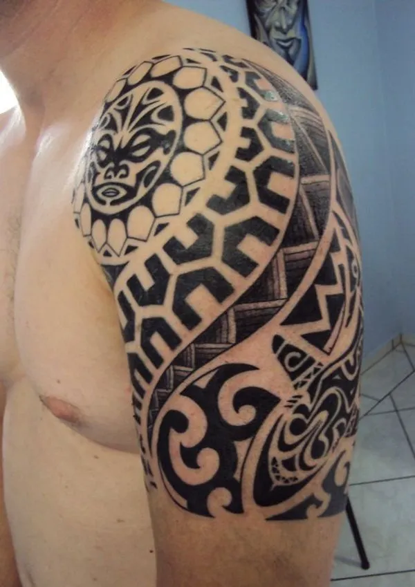 Real community tattoo placement: Guest - Melanesian shark