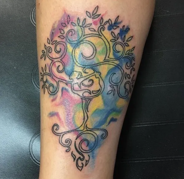 Real community tattoo placement: Guest - Yoga