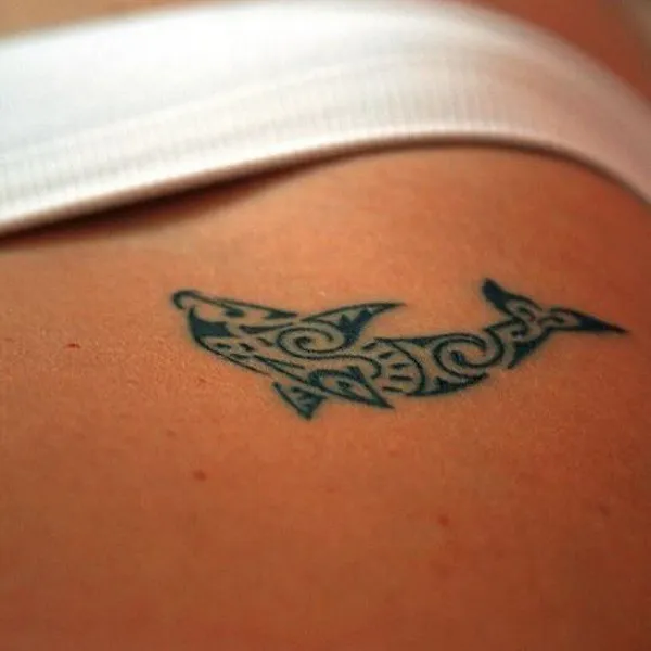 Real community tattoo placement: Guest - Dolphin