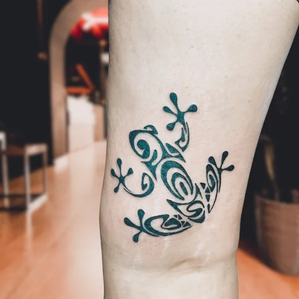 Real community tattoo placement: Guest - fertility frog