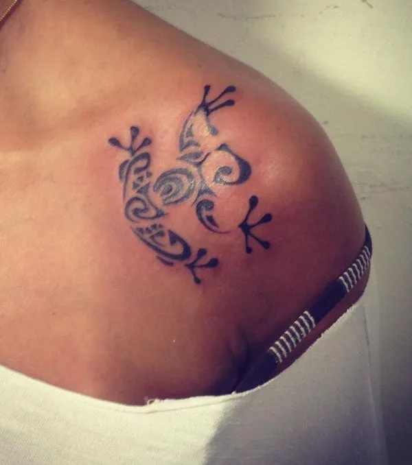 Real community tattoo placement: Guest - fertility frog