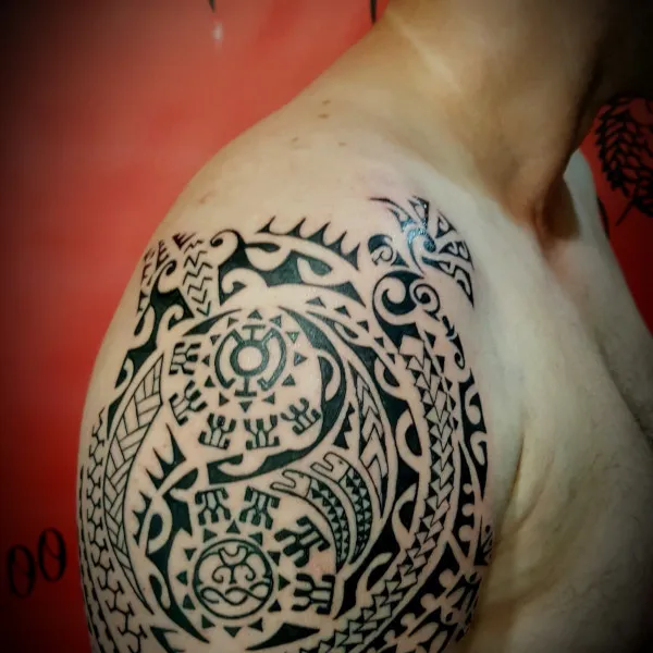 Real community tattoo placement: Guest - Hangarite