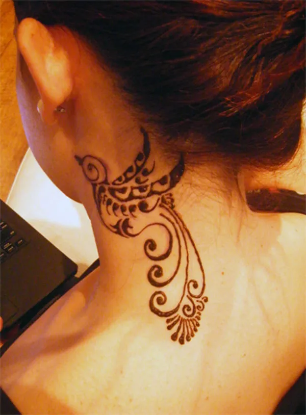 Real community tattoo placement: Guest - Henna swallow