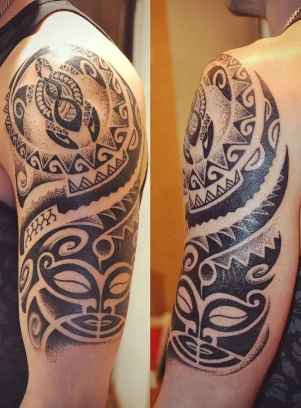 Real community tattoo placement: Guest - Hui sleeve