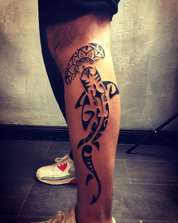 Real community tattoo placement: Guest - Mangopare