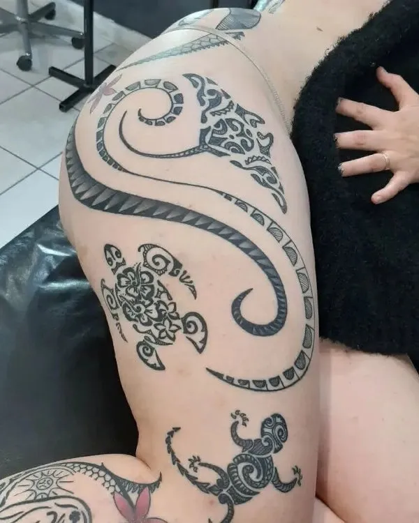 Real community tattoo placement: Guest - mixed