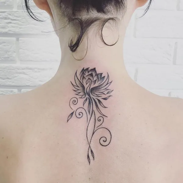 Real community tattoo placement: Guest - Phoenix lotus