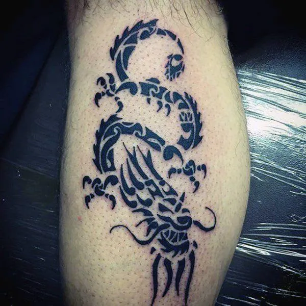 Real community tattoo placement: Guest - Polynesian dragon