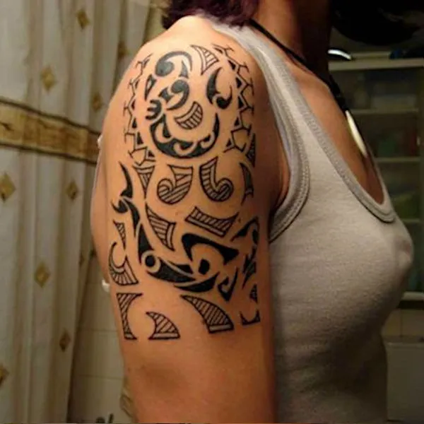 Real community tattoo placement: Guest - Polynesian band