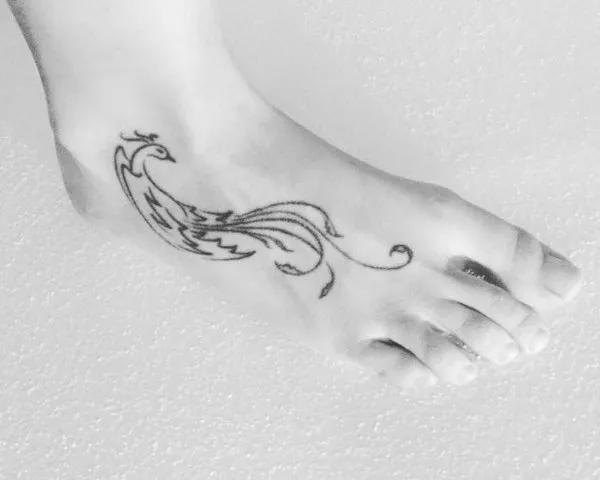 Real community tattoo placement: Guest - Rebirth of a phoenix
