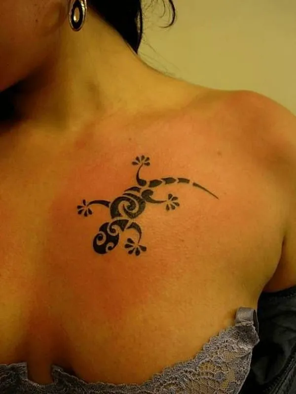 Real community tattoo placement: Guest - Gecko