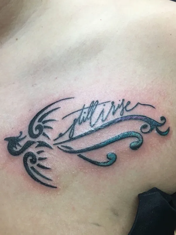 Real community tattoo placement: Guest - Still I rise