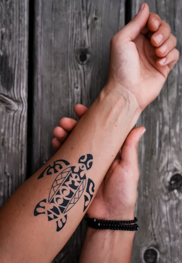 Real community tattoo placement: Honza - IPPM turtle