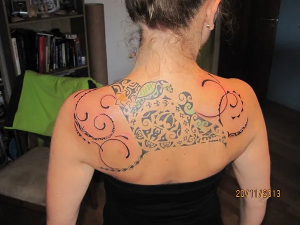 Real community tattoo placement: Izabela - Aoturoa