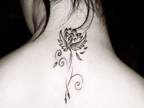 Real community tattoo placement: Izzy - Phoenix lotus