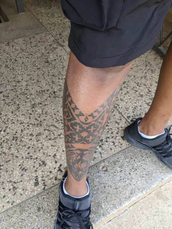 Real community tattoo placement: James - Shujaa