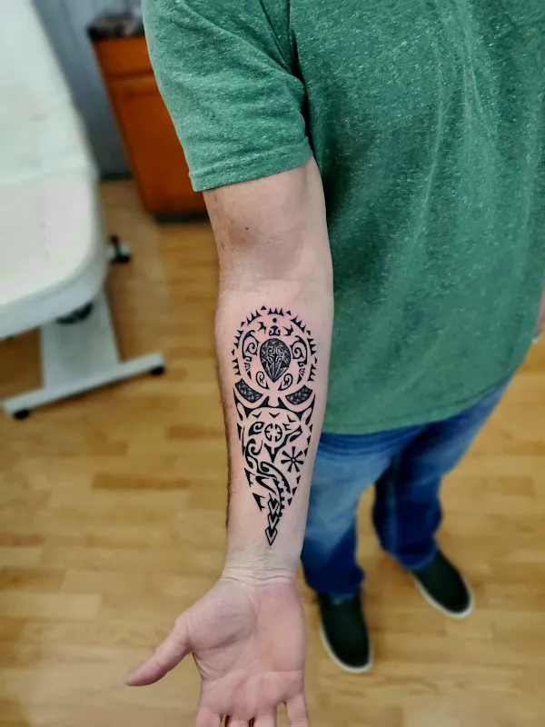 Real community tattoo placement: Jeff - Family tattoo