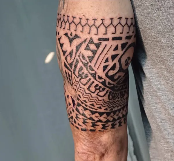 Real community tattoo placement: Jimmy - Rima ore
