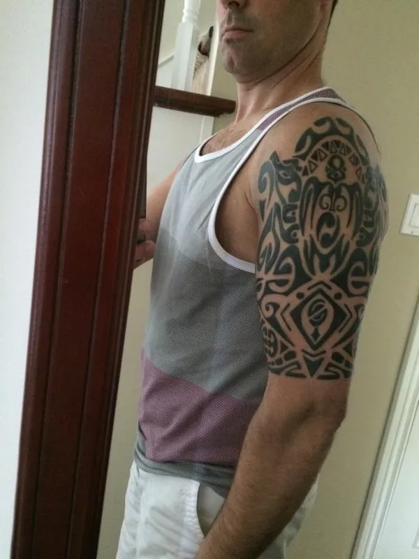 Real community tattoo placement: Joel - arm integration