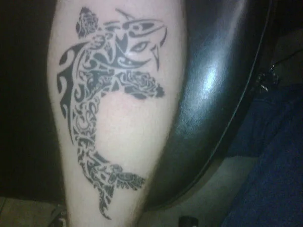 Real community tattoo placement: Jonathan - Composite koi