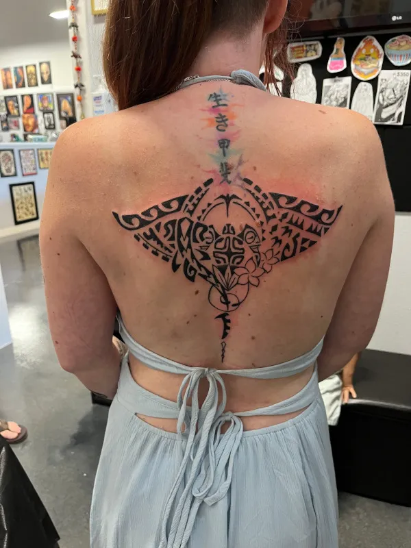 Real community tattoo placement: Jordan - Ohipa&emacr;