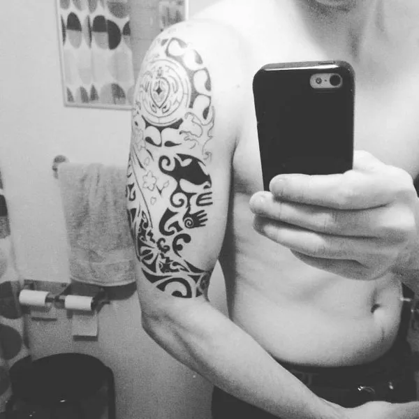 Real community tattoo placement: Jose - tangata