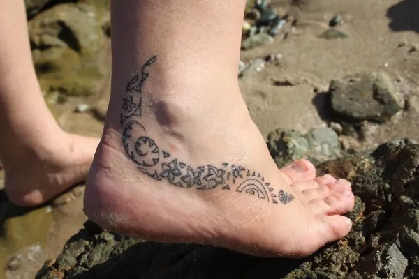Real community tattoo placement: Karina - Waiata aroha