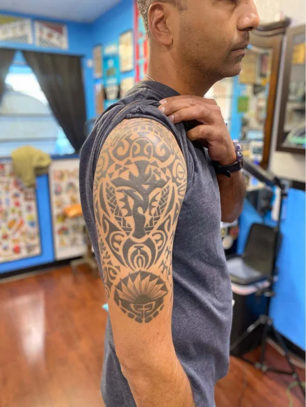 Real community tattoo placement: Kavishti - Tamaa