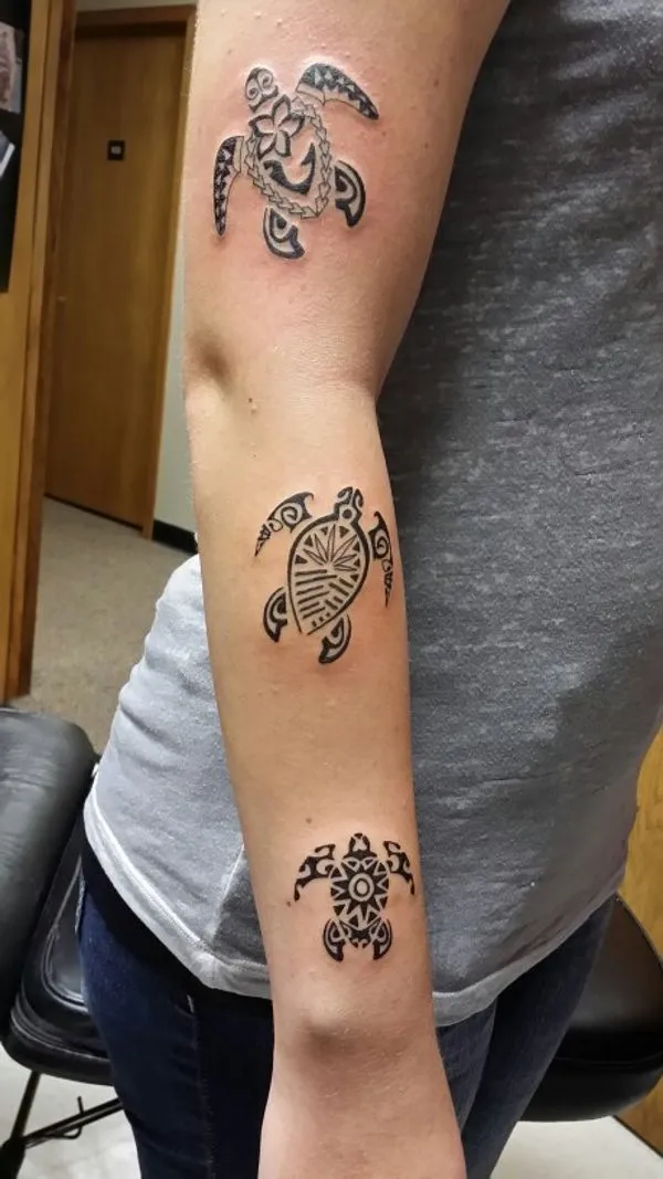 Real community tattoo placement: LJ - Whaiaro