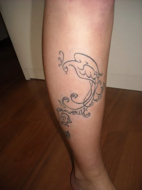 Real community tattoo placement: Lara - Rebirth of a phoenix