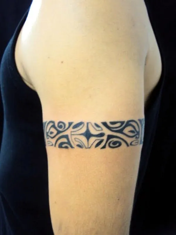 Real community tattoo placement: Leandro - Protective band