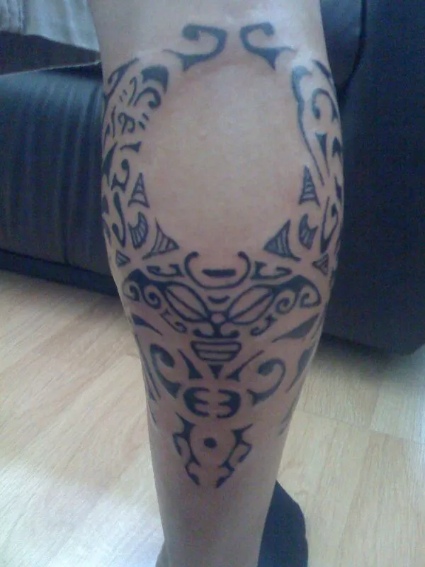 Real community tattoo placement: Leonil - Pekapeka