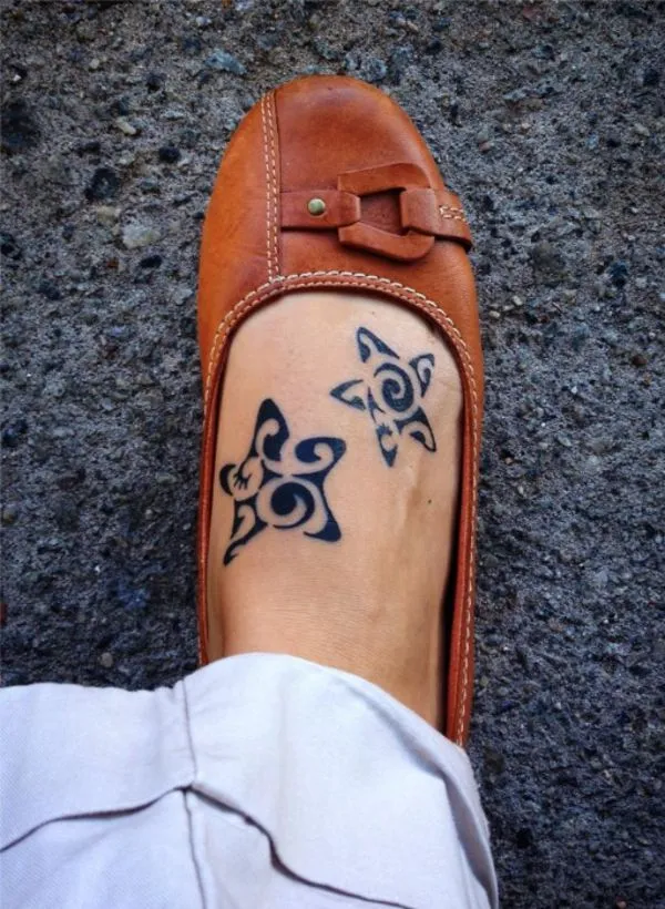 Real community tattoo placement: Manue - Children stars